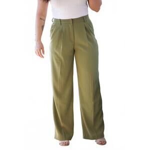 NEW NYLAND madison pintuck trouser in olive